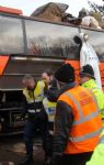Salford Big Orange Bus Anti-Fracking Blockade 